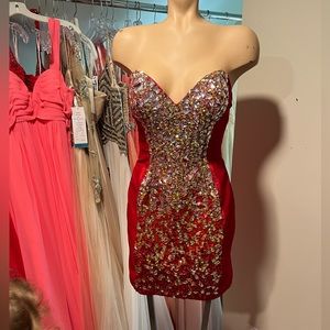 Strapless Dress. Size 8.